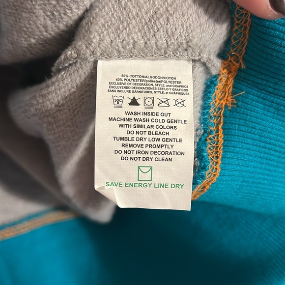 NWT NFL MIAMI DOLPHINS XL SWEATER - Picture 6 of 8